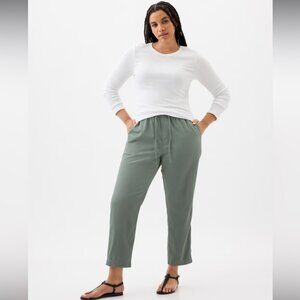 NWT Women's GAP Easy Pant Tapered Ankle Sage | Size Med.‎ Tall